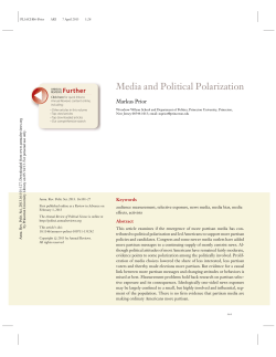 Media and Political Polarization
