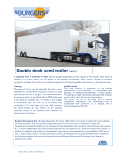 Double deck semi-trailer 2-AXLES