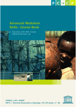 Advanced mediation skills, course C