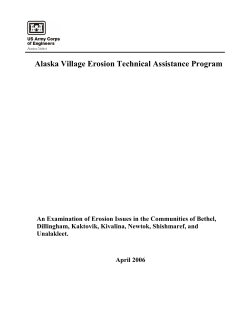 Alaska Village Erosion Technical Assistance Program