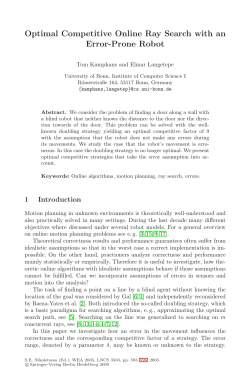 Optimal Competitive Online Ray Search with an Error