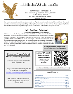 Pearson PowerSchool - North Olmsted City Schools