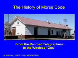 The History of Morse Code