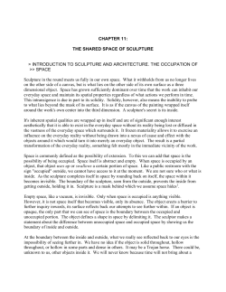 CHAPTER 11: THE SHARED SPACE OF SCULPTURE