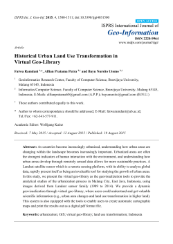 Historical Urban Land Use Transformation in Virtual Geo