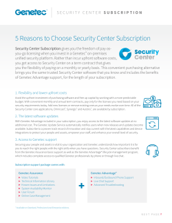 5 Reasons to Choose Security Center Subscription