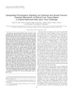 Upregulated Promitogenic Signaling via Cytokines and Growth Factors