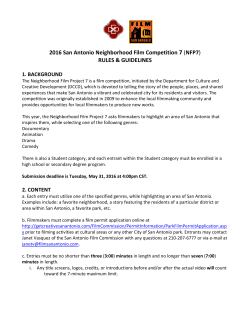 Guidelines - Neighborhood Film Project