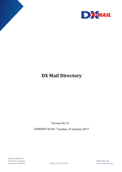 DX Mail Directory