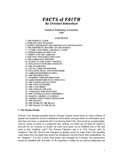 FACTS of FAITH - Present Truth