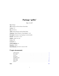 Package `goftte`