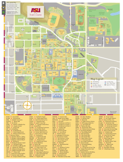 Map of ASU Tempe