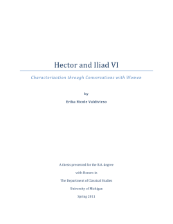 Hector and Iliad VI