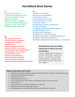 Harrellland Short Stories