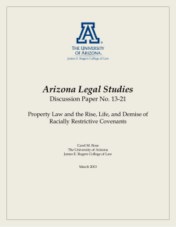 Arizona Legal Studies - Professor R. Ben Brown`s Law and History Site