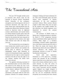 The Townshend Acts