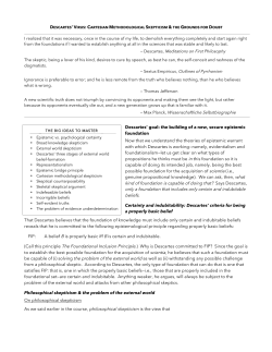 descartes` virus: cartesian methodological