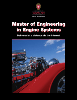 Master of Engineering in Engine Systems