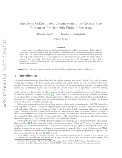 Emergence of Distributed Coordination in the Kolkata Paise