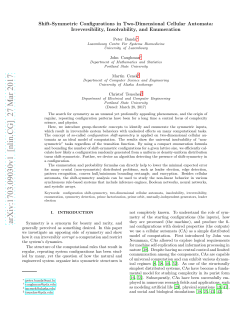 Shift-Symmetric Configurations in Two
