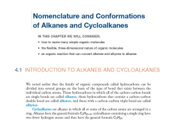 Organic chemistry chapter 4
