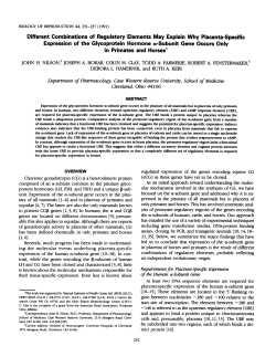Different Combinations of Regulatory Elements May Explain Why