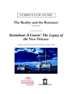 Steamboat A-Comin`: The Legacy of the New Orleans The Reality