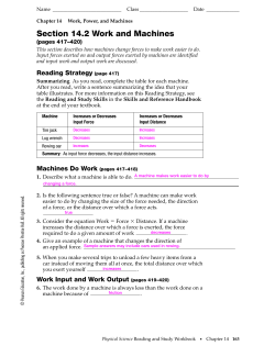 Chapter 14.2 - WHSFreshmanScience