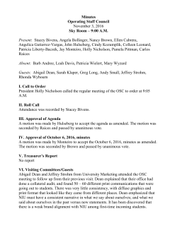 November 3, 2016 - Northern Illinois University