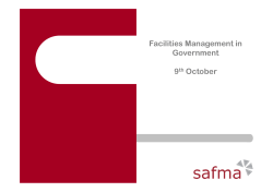Facilities Management in Government