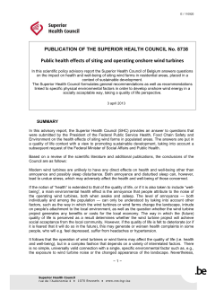 Public health effects of siting and operating onshore wind
