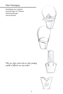 Make your plants special with our plant packaging available in