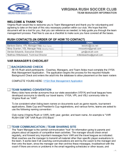 Package - Virginia Rush Soccer Club