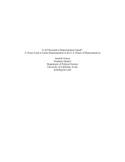 Is All Descriptive Representation Equal?