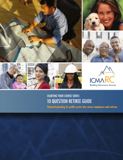 ICMA Retiree Guidelines