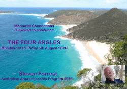 THE FOUR ANGLES Steven Forrest