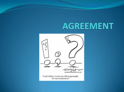 Subject / Verb AND Subject / Pronoun AGREEMENT