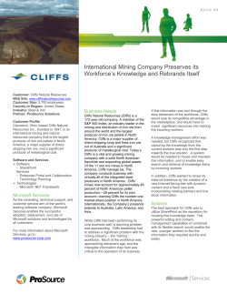Cleveland Cliffs Case Study