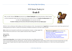 2016 | Grade 8 - Kells Academy