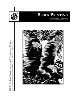 BLOCK PRINTING