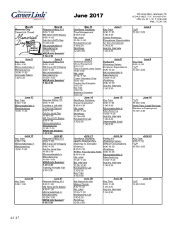 or Print Workshop Calendar