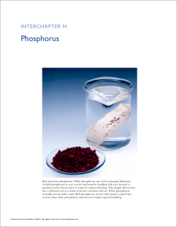 phosphorus - McQuarrie General Chemistry