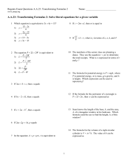 ExamView - AA23.TransformingFormulas2.tst
