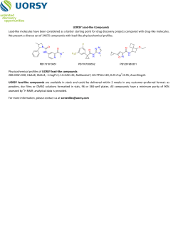 UORSY Lead-like Compounds Lead