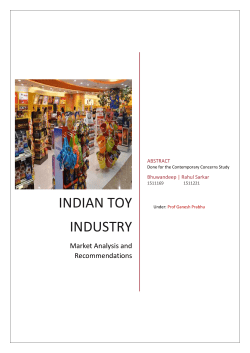 Indian Toy industry