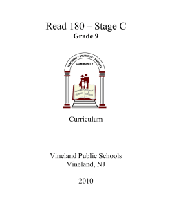 Read 180 &ndash; Stage C