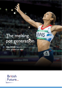 The melting pot generation