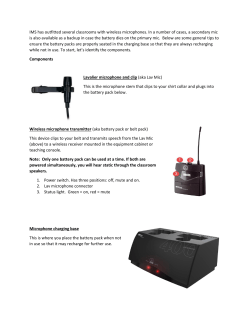 IMS has outfitted several classrooms with wireless microphones. In a