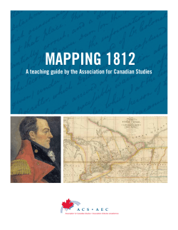 Mapping 1812 - Association for Canadian Studies