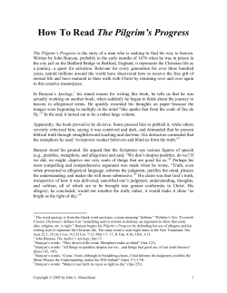 How To Interpret The Pilgrim`s Progress